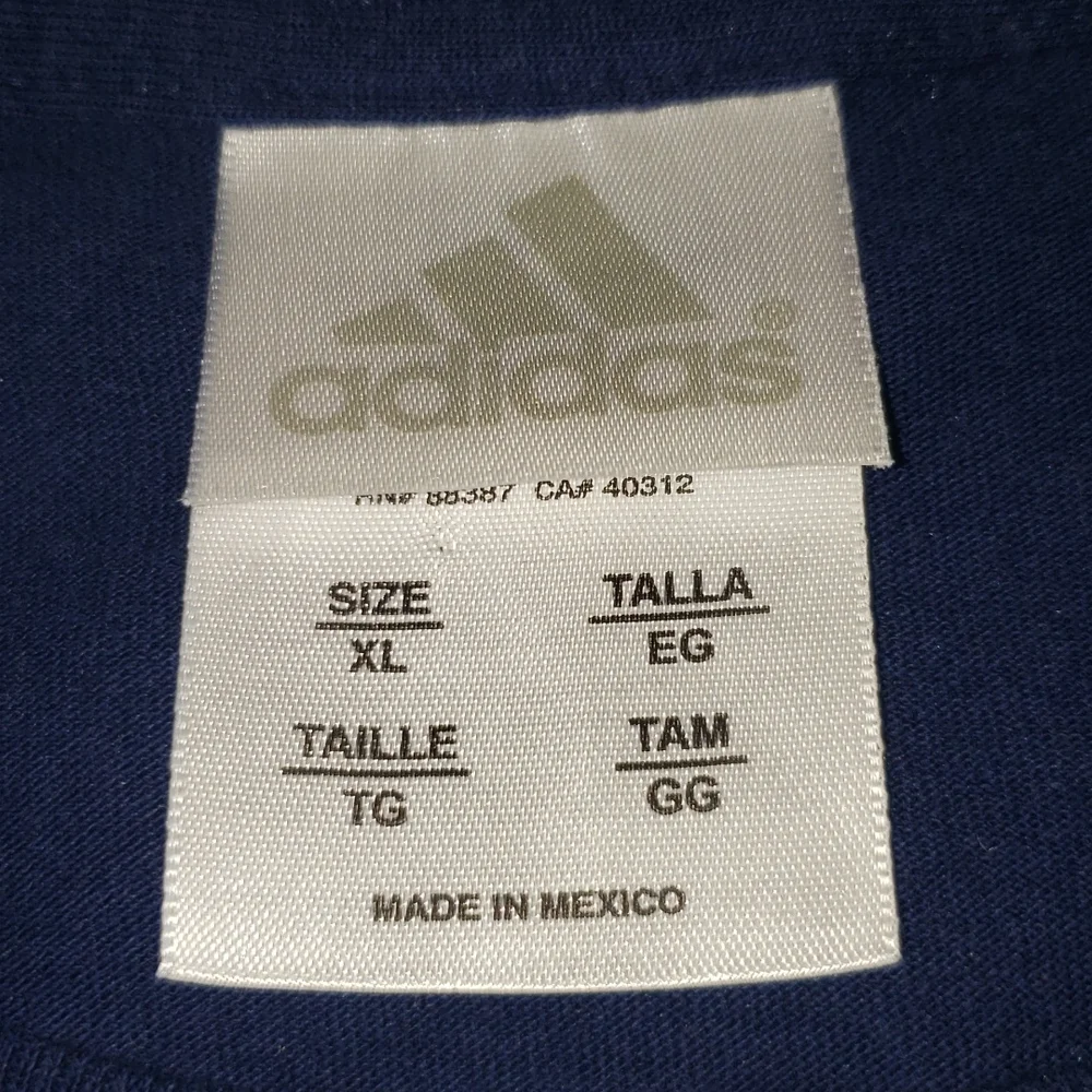 Adidas Blue Short Sleeve Tee